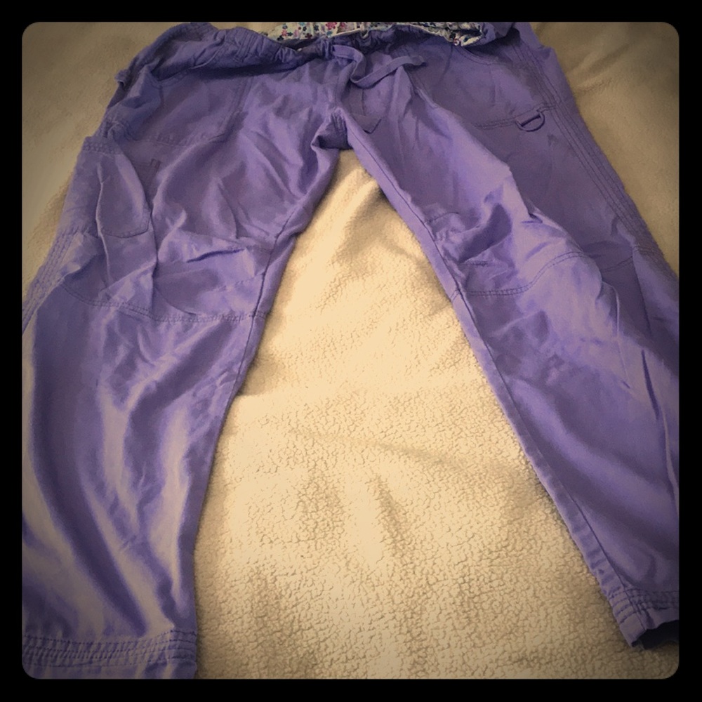 Koi scrub bottoms size xl purple